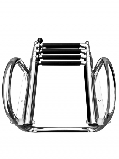 Складная четырехступенчатая лестница для лодки с поручнями безопасности SeaLadder FT4+-1